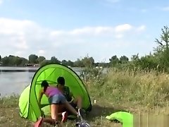 Granny Car Blowjob Eveline Getting Romped On Camping Site