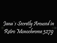 Secretly Aroused In Retro Monochrome 3279