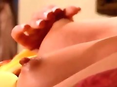 Blonde Dolls Enjoy Toys Together In The Bedroom