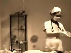 Vintage Masked Nurse Handjob