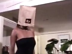 Sexy Slutty Black Girl Fucked With A Paper Bag Over Her Head