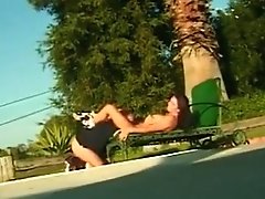 Bitch Getting Fucked By Pool