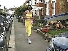 Vintage British Housewife  With Claire Taking A Black Cock