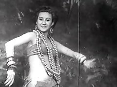 Exotic Stunner Dances And Smiles (1940s Antique)