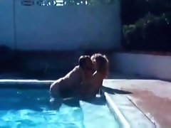 Vintage Porn By The Pool