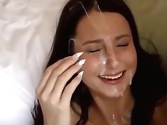 Nasty Girls Gets Fucked Hard And Covered With Jizz