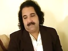 Porn Legend Gives Black Slut A Good Fuck In Bed With Ron Jeremy